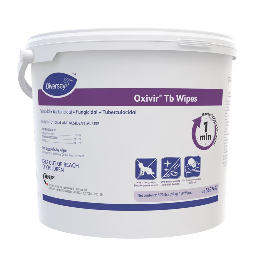 Oxivir® Tb Disinfectant Wipes (11 in. x 12 in., 640/Case)